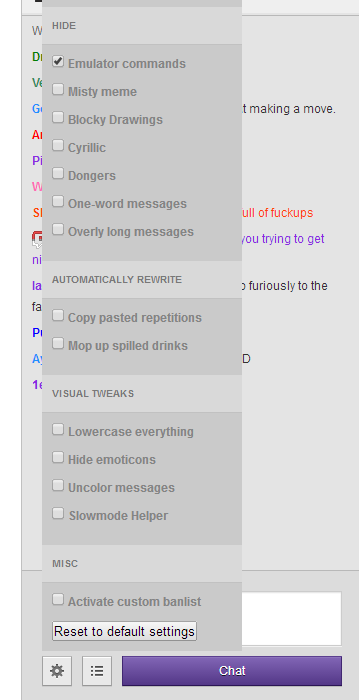Chat-Filter Preview